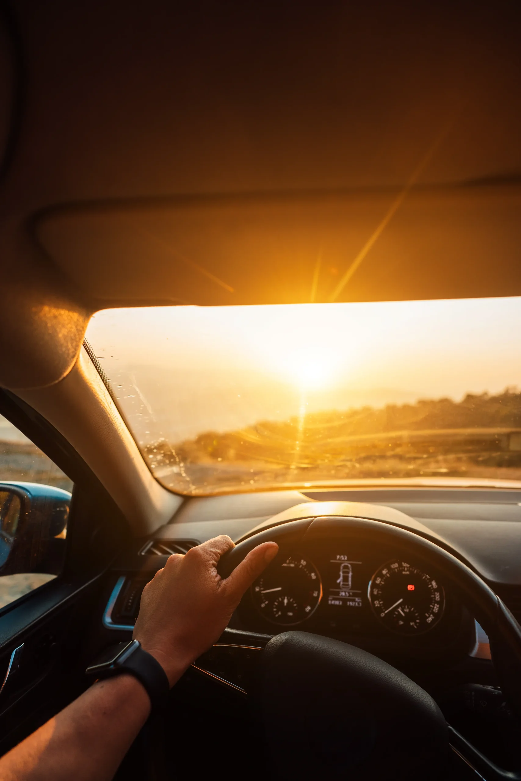 road success driver traveling road
